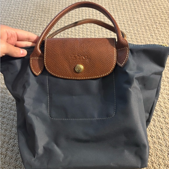 Longchamp Blue Mini Tote Bag - Picture 2 of 3
